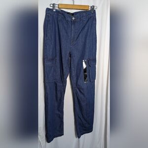 NWT Women's Banana Republic Barrel Cargo‎ Jeans, 100% Cotton | Size 28/6R